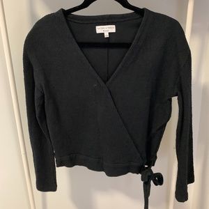 Madewell Texture and Thread Wrap Top